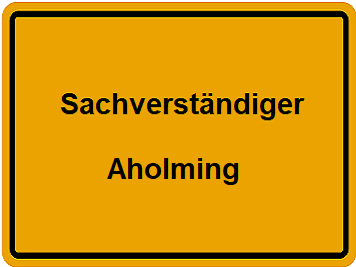 Sachverst&auml;ndiger Immobilien Aholming